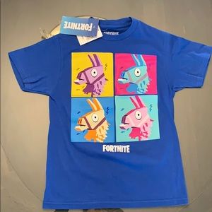 Fortnite lama grid Tee